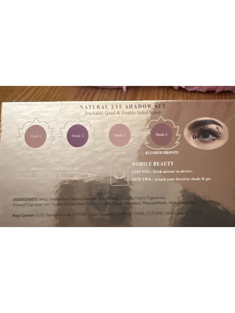 Blessed Beauty Natural Quad Eye Shadow Palette w/Brush (NEW)
